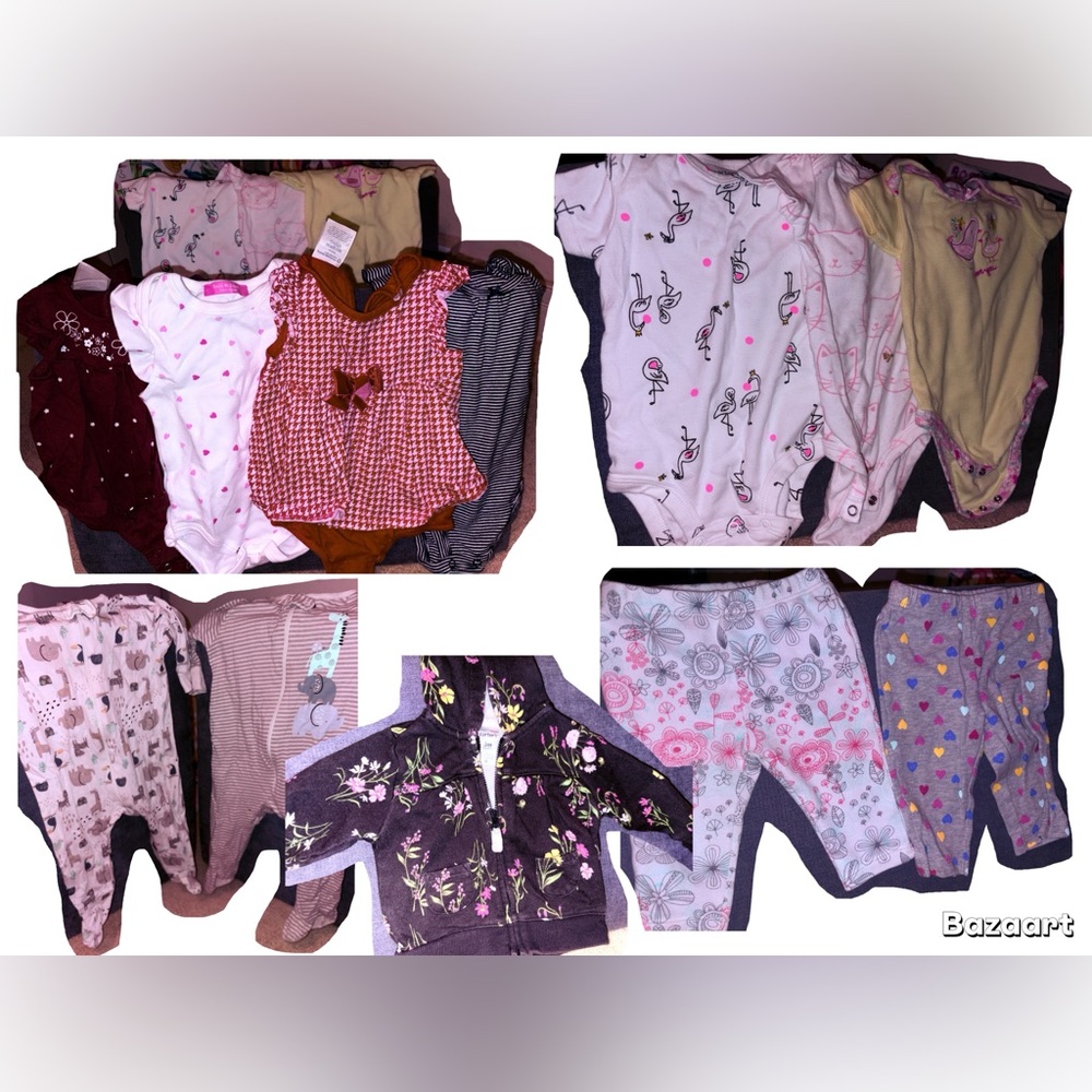Baby girl Clothing Bundle 3-6 & 6-9mo.